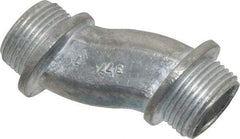 Thomas & Betts - 3/4" Trade, Die Cast Zinc Threaded Rigid/Intermediate (IMC) Conduit Nipple - Noninsulated - Industrial Tool & Supply