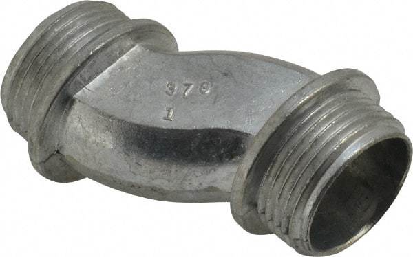 Thomas & Betts - 1" Trade, Die Cast Zinc Threaded Rigid/Intermediate (IMC) Conduit Nipple - Noninsulated - Industrial Tool & Supply