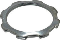 Thomas & Betts - 2" Trade, Steel Threaded Rigid/Intermediate (IMC) Conduit Locknut - Noninsulated - Industrial Tool & Supply