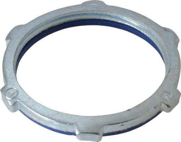 Thomas & Betts - 1-1/2" Trade, Steel Threaded Rigid/Intermediate (IMC) Conduit Locknut - Noninsulated - Industrial Tool & Supply