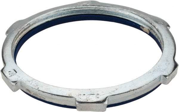 Thomas & Betts - 2" Trade, Steel Threaded Rigid/Intermediate (IMC) Conduit Locknut - Noninsulated - Industrial Tool & Supply