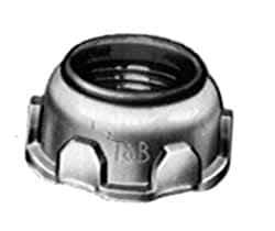 Thomas & Betts - 3/4" Trade, Steel Threaded Rigid/Intermediate (IMC) Conduit Bushing - Partially Insulated - Industrial Tool & Supply