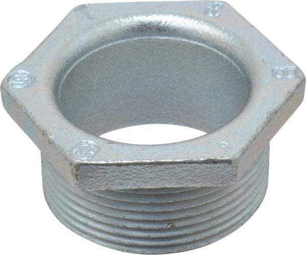 Thomas & Betts - 1-1/2" Trade, Malleable Iron Threaded Rigid/Intermediate (IMC) Conduit Nipple - Noninsulated - Industrial Tool & Supply
