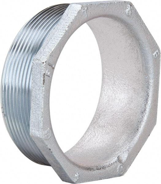 Thomas & Betts - 4" Trade, Malleable Iron Threaded Rigid/Intermediate (IMC) Conduit Nipple - Noninsulated - Industrial Tool & Supply