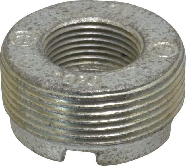 Thomas & Betts - 1-1/2 - 3/4" Trade, Malleable Iron Threaded Rigid/Intermediate (IMC) Conduit Reducer - Noninsulated - Industrial Tool & Supply