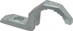 Thomas & Betts - 1-1/4" Pipe, Steel, Hot Dipped Galvanized" Pipe or Conduit Strap - 3/8" Bolt, 1 Mounting Hole - Industrial Tool & Supply