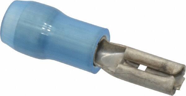Thomas & Betts - 16 to 14 AWG, Nylon, Fully Insulated, Female Wire Disconnect - 0.11 Inch Wide Tab, Blue, RoHS Compliant, UL 94 V-2 - Industrial Tool & Supply