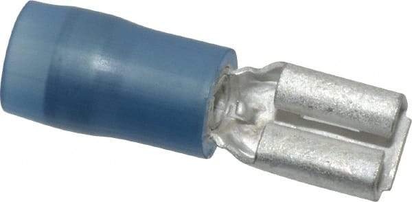 Thomas & Betts - 16 to 14 AWG, Nylon, Fully Insulated, Female Wire Disconnect - 3/16 Inch Wide Tab, Blue, CSA Certified, RoHS Compliant, UL 94 V-2, UL File E66716, UL Listed - Industrial Tool & Supply