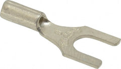 Thomas & Betts - #8 Stud, 22 to 16 AWG Compatible, Noninsulated, Crimp Connection, Standard Fork Terminal - Industrial Tool & Supply