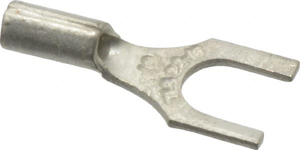 Thomas & Betts - #10 Stud, 22 to 16 AWG Compatible, Noninsulated, Crimp Connection, Standard Fork Terminal - Industrial Tool & Supply