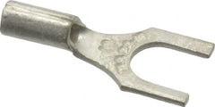 Thomas & Betts - #10 Stud, 22 to 16 AWG Compatible, Noninsulated, Crimp Connection, Standard Fork Terminal - Industrial Tool & Supply