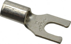 Thomas & Betts - #10 Stud, 12 to 10 AWG Compatible, Noninsulated, Crimp Connection, Locking Fork Terminal - Industrial Tool & Supply
