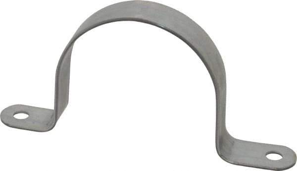 Thomas & Betts - 4 Pipe, Steel, Zinc Plated Pipe or Conduit Strap - 2 Mounting Holes - Industrial Tool & Supply