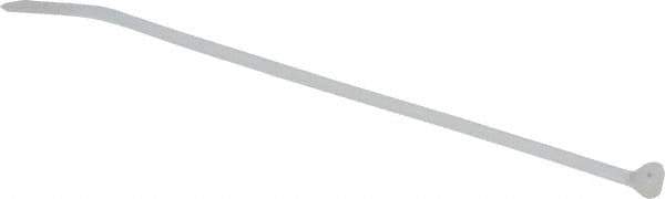 Thomas & Betts - 5-1/2" Long Natural (Color) Nylon Standard Cable Tie - 40 Lb Tensile Strength, 1.31mm Thick, 28.7mm Max Bundle Diam - Industrial Tool & Supply