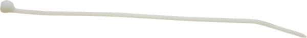 Thomas & Betts - 7.31" Long Natural (Color) Nylon Standard Cable Tie - 50 Lb Tensile Strength, 1.09mm Thick, 44.45mm Max Bundle Diam - Industrial Tool & Supply