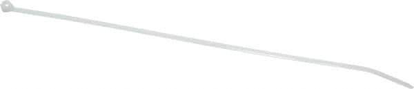Thomas & Betts - 11.6" Long Natural (Color) Nylon Standard Cable Tie - 50 Lb Tensile Strength, 1.41mm Thick, 76.2mm Max Bundle Diam - Industrial Tool & Supply