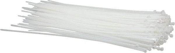 Thomas & Betts - 14.2" Long Natural (Color) Nylon Standard Cable Tie - 50 Lb Tensile Strength, 1.4mm Thick, 101.6mm Max Bundle Diam - Industrial Tool & Supply