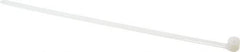 Thomas & Betts - 8-3/4" Long Natural (Color) Nylon Standard Cable Tie - 120 Lb Tensile Strength, 1.27mm Thick, 50.8mm Max Bundle Diam - Industrial Tool & Supply