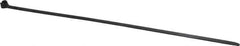 Thomas & Betts - 13.4" Long Black Nylon Standard Cable Tie - 120 Lb Tensile Strength, 1.65mm Thick, 88.9mm Max Bundle Diam - Industrial Tool & Supply