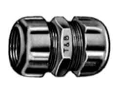 Thomas & Betts - 3-1/2" Trade, Malleable Iron Compression Rigid/Intermediate (IMC) Conduit Coupling - Noninsulated - Industrial Tool & Supply