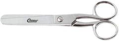 Clauss - 2" LOC, 6" OAL Carbon Steel Blunt Point Scissors - For Paper, Fabric - Industrial Tool & Supply