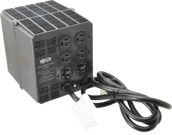 Tripp-Lite - 6 Outlets, 140 Volt Max Input, 2,400 VA, Portable Power Conditioner - 120 VAC Output, 6 Inch Wide x 7 Inch High x 9-1/2 Inch Deep - Industrial Tool & Supply