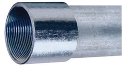 Made in USA - 3" Trade Size, 10' Long, Rigid Conduit - Steel, 3" ID - Industrial Tool & Supply