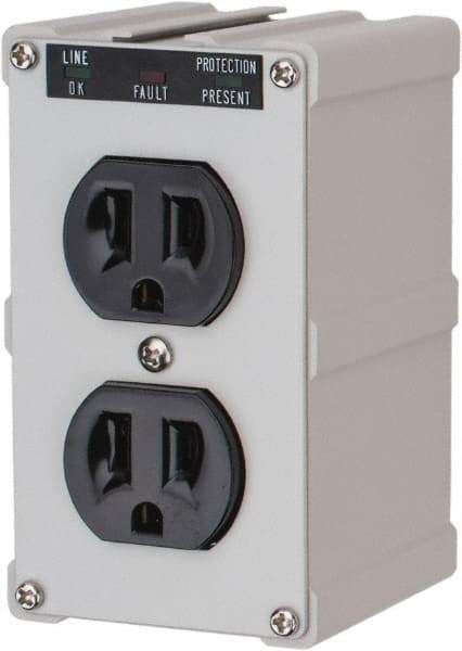 Tripp-Lite - 2 Outlets, 120 Volts, 15 Amps, Power Outlet Strip - Direct Plug-in Mount, 5-15P NEMA Configuration, 4" Strip, CSA Approved, cULus, IEEE 587 Category A Specifications, IEEE 587 Category B Specifications, UL1449 3rd Edition - Industrial Tool & Supply