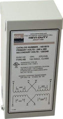 Sola/Hevi-Duty - 1 Phase, 240-480 Volt Input, 120/240 Volt Output, 60 Hz, 0.08 kVA, General Purpose Transformer - 4, 12, 3R, 4X NEMA Rating, 176°F Temp Rise, 4 Inch Wide x 3 Inch Deep x 6 Inch High, Indoor, Outdoor, Wall Mount - Industrial Tool & Supply