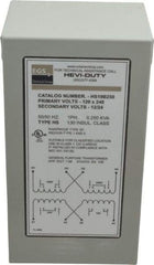 Sola/Hevi-Duty - 120/240 Input Volt, 12/24 Output Volt, 60 Hz, Buck Boost Transformer - 1 Phase, 4 Inch Wide x 4 Inch Deep, cULus Listed E77014 - Industrial Tool & Supply