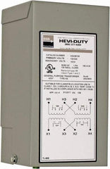 Sola/Hevi-Duty - 120/240 Input Volt, 16/32 Output Volt, 60 Hz, Buck Boost Transformer - 1 Phase, 4 Inch Wide x 4 Inch Deep x 8 Inch High, cULus Listed E77014 - Industrial Tool & Supply