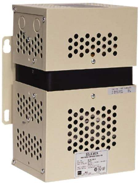 Sola/Hevi-Duty - 480 Volt Max Input, 5,000 VA, Hardwired Power Conditioner - 120 Volt, 240 Volt Output, 13 Inch Wide x 28 Inch High x 10 Inch Deep - Industrial Tool & Supply