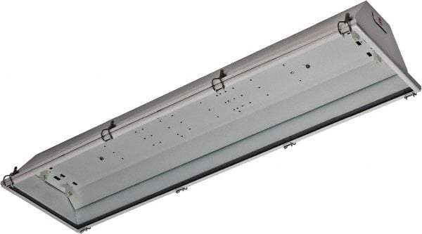 Hubbell Killark - 120 VAC, 40 Watt, Fluorescent Hazardous Location Light Fixture - Dirt, Dust, Heat & Moisture Resistant, Steel Housing, 56" Long x 14-1/2" Wide x 8-7/8" High - Industrial Tool & Supply