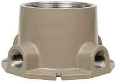 Hubbell Killark - Gray Light Fixture Ceiling Bracket - For Use with Hazardous Location HID Fixture - EZ Series, CSA File LR11713, UL File E10514 & E91793 - Industrial Tool & Supply