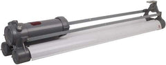 Hubbell Killark - 120 VAC, 60 Watt, Fluorescent Hazardous Location Light Fixture - Corrosion, Dirt & Vibration Resistant & Explosionproof, Aluminum Alloy Housing, 52-13/16" Long x 11" Wide x 9-3/32" High - Industrial Tool & Supply