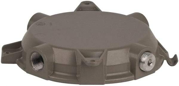 Hubbell Killark - Gray Light Fixture Ceiling Cap - For Use with Hazardous Location HID Fixture - MB Series, CSA File LR11713, UL File E10514 & E91793 - Industrial Tool & Supply