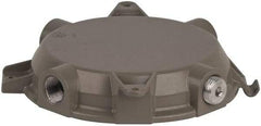 Hubbell Killark - Gray Light Fixture Ceiling Cap - For Use with Hazardous Location HID Fixture - MB Series, CSA File LR11713, UL File E10514 & E91793 - Industrial Tool & Supply