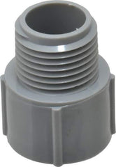 Thomas & Betts - 1/2" Trade, PVC Threaded Rigid Conduit Male Adapter - Insulated - Industrial Tool & Supply