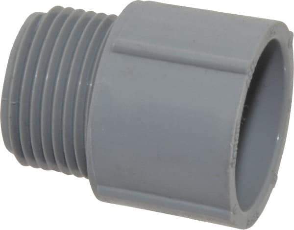 Thomas & Betts - 3/4" Trade, PVC Threaded Rigid Conduit Male Adapter - Insulated - Industrial Tool & Supply