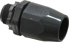 Thomas & Betts - 1/2" Trade, Thermoplastic Threaded Straight Liquidtight Conduit Connector - Insulated - Industrial Tool & Supply