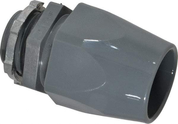 Thomas & Betts - 1" Trade, Thermoplastic Threaded Straight Liquidtight Conduit Connector - Insulated - Industrial Tool & Supply