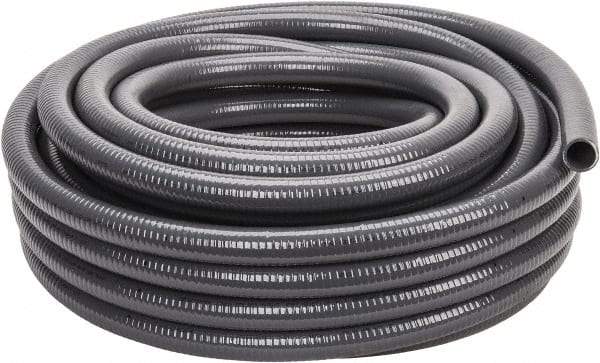 Thomas & Betts - 1" Trade Size, 100' Long, Flexible Liquidtight Conduit - PVC, 1.046" ID, Gray - Industrial Tool & Supply