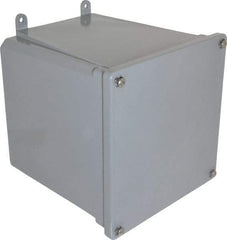 Thomas & Betts - Thermoplastic Junction Box Enclosure Screw Flat Cover - NEMA 4, 4X, 6" Wide x 6" High x 6" Deep, Corrosion Resistant - Industrial Tool & Supply