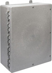 Thomas & Betts - Thermoplastic Standard Enclosure Hinge Flat Cover - NEMA 1, 2, 3, 4, 12, 3S, 3SX, 3X, 4X, 16-1/2" Wide x 20" High x 7-1/2" Deep - Industrial Tool & Supply