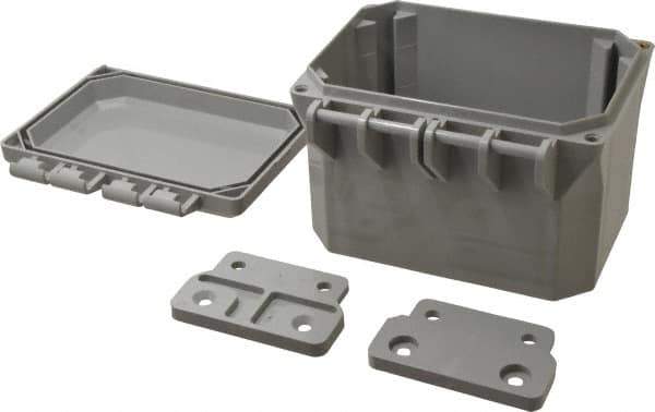 Thomas & Betts - Polycarbonate Standard Enclosure Hinge Flat Cover - NEMA 1, 2, 3, 4, 12, 3S, 3SX, 3X, 4X, x x - Industrial Tool & Supply