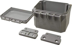 Thomas & Betts - Polycarbonate Standard Enclosure Hinge Flat Cover - NEMA 1, 2, 3, 4, 12, 3S, 3SX, 3X, 4X, x x - Industrial Tool & Supply