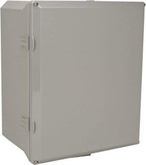 Thomas & Betts - Polycarbonate Standard Enclosure Screw Flat Cover - NEMA 1, 2, 3, 4, 12, 3S, 3SX, 3X, 4X, 10" Wide x 12" High x 6" Deep, Impact Resistant - Industrial Tool & Supply