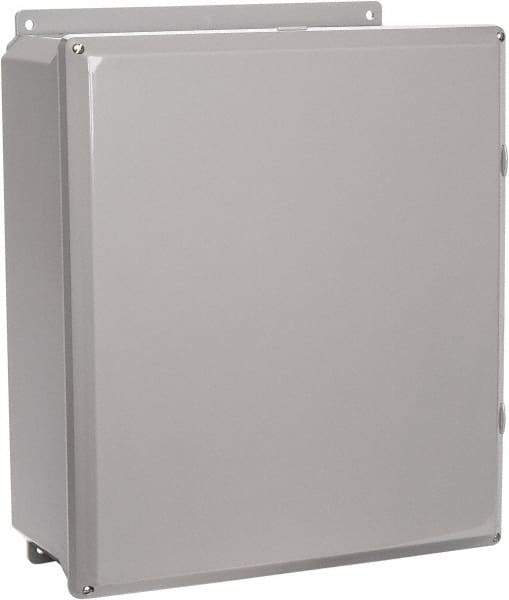 Thomas & Betts - Polycarbonate Standard Enclosure Screw Flat Cover - NEMA 1, 2, 3, 4, 12, 3S, 3SX, 3X, 4X, 14" Wide x 16" High x 6" Deep, Impact Resistant - Industrial Tool & Supply