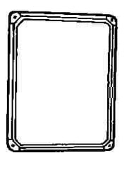 Thomas & Betts - Polycarbonate Standard Enclosure Screw Flat Cover - NEMA 1, 2, 3, 4, 12, 3S, 3SX, 3X, 4X, 12" Wide x 14" High x 6" Deep, Impact Resistant - Industrial Tool & Supply