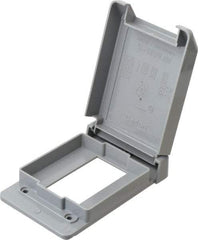 Thomas & Betts - Electrical Outlet Box Polycarbonate GFCI Receptacle Cover - Industrial Tool & Supply